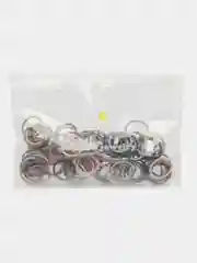 Индиго резинки для волос в косметичке