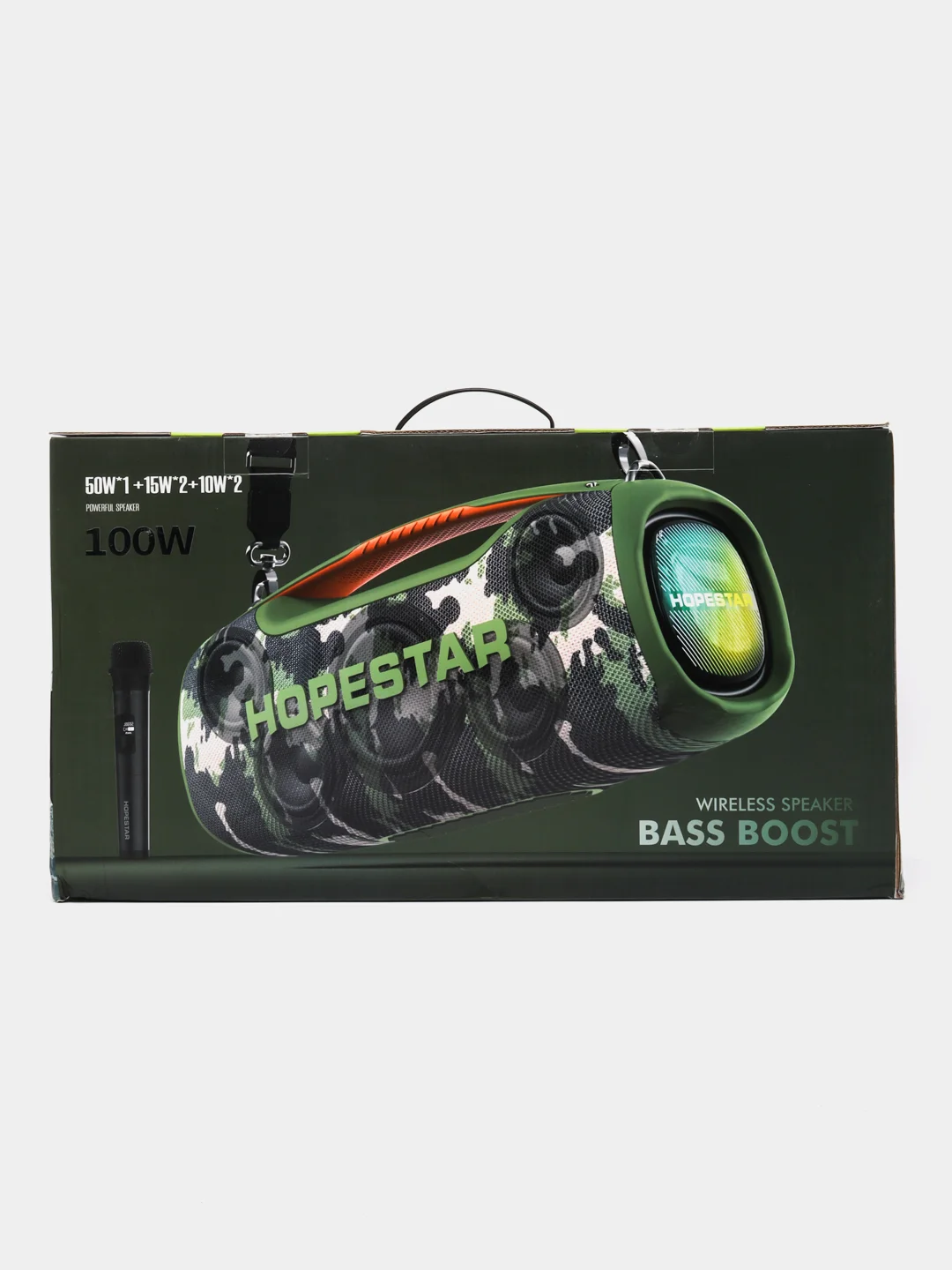 Хаки портативная колонка Bluetooth HOPESTAR A60 / P39