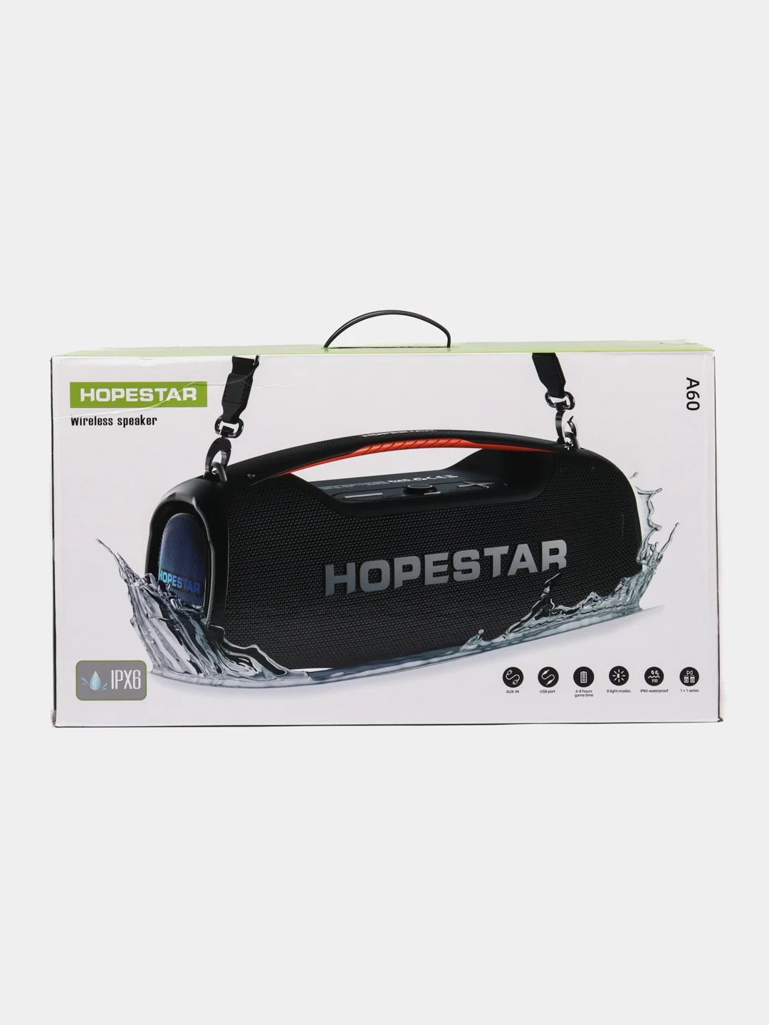 Черный портативная колонка Bluetooth HOPESTAR A60 / P39