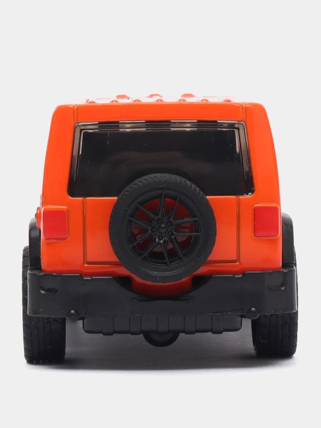 Оранжевый металлическая коллекционная машинка Jeep Wrangler Sahara