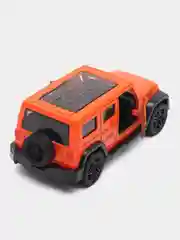 Оранжевый металлическая коллекционная машинка Jeep Wrangler Sahara