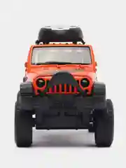 Оранжевый металлическая коллекционная машинка Jeep Wrangler Sahara