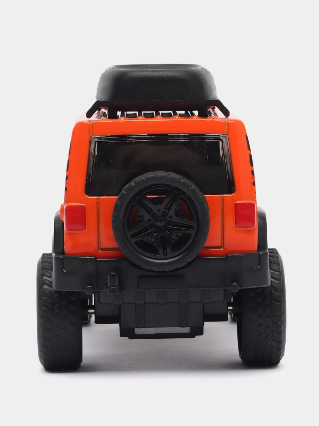Оранжевый металлическая коллекционная машинка Jeep Wrangler Sahara
