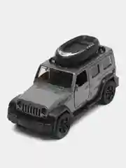 Серый металлик металлическая коллекционная машинка Jeep Wrangler Sahara