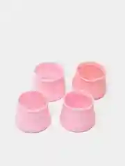 Розовый силиконовые накладки на ножки стола и стула 4 шт
