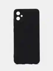 Синий чехол силиконовый Samsung Galaxy A05 (Самсунг Галакси А05) с защитой камеры