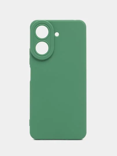 Черный силиконовый чехол для Xiaomi Redmi 13C (Сяоми Редми 13С) с защитой камер