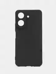 Черный силиконовый чехол для Xiaomi Redmi 13C (Сяоми Редми 13С) с защитой камер