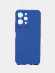Красный силиконовый чехол для Xiaomi Redmi 12 (Сяоми Редми 12) с защитой камеры