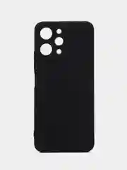 Красный силиконовый чехол для Xiaomi Redmi 12 (Сяоми Редми 12) с защитой камеры