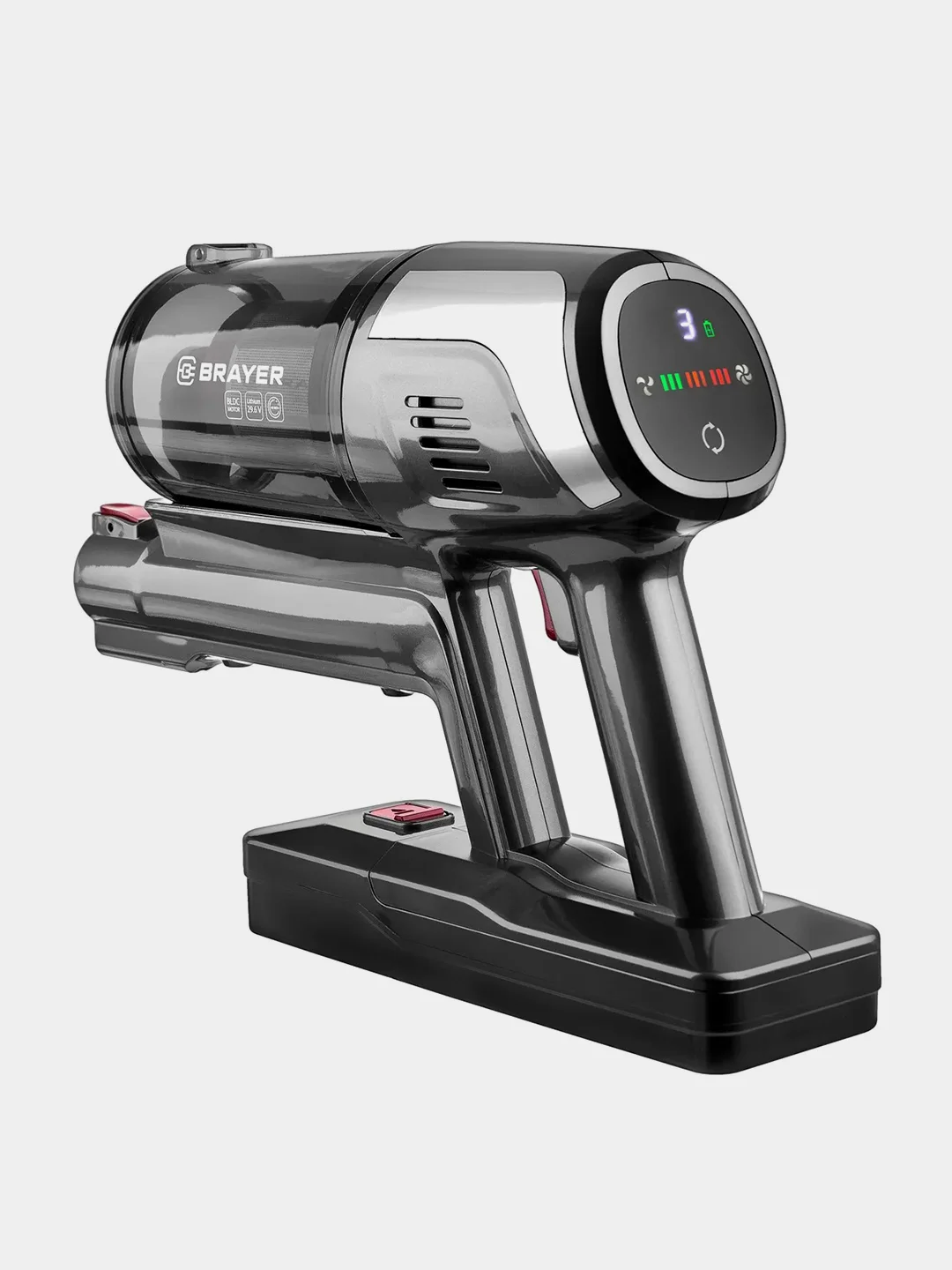 Беспроводной вертикальный пылесос BRAYER BR4265 с турбощёткой