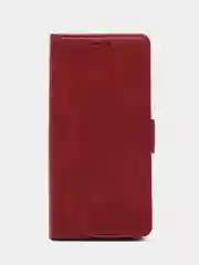 Коричневый чехол-книжка для Oppo A78 4G ( Оппо А78 4G) с боковым магнитом