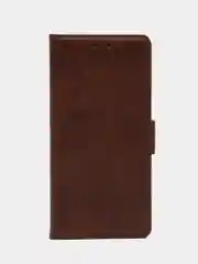 Коричневый чехол-книжка для Oppo A78 4G ( Оппо А78 4G) с боковым магнитом