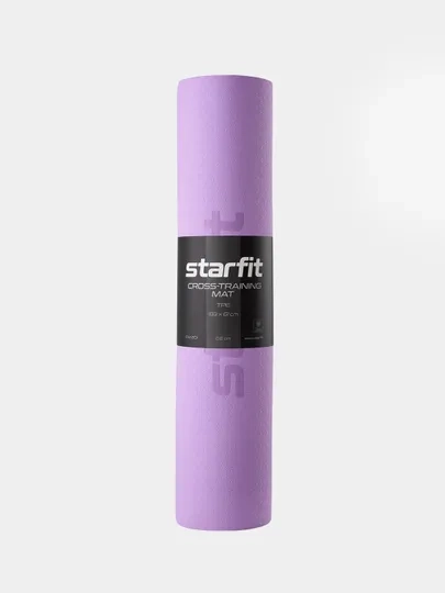 Коврик для йоги и фитнеса STARFIT FM-201 TPE 183x61 см, 0,6 см