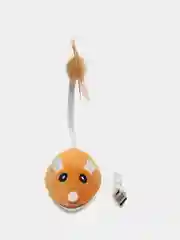 Коричневый игрушка для кошек, дразнилка, умная мышка для кошки, автоматическая интерактивная мышь