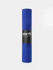 Синий коврик для йоги и фитнеса STARFIT FM-201 TPE 183x61 см, 0,4 см