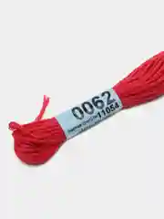 Красный мулине Gamma, нитки для вышивания, 100% хлопок, номера цветов 0001-0078