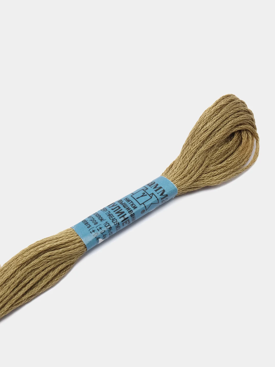 Мятный нитки для вышивания мулине Gamma, 100% хлопок, номера цветов 3100-3199