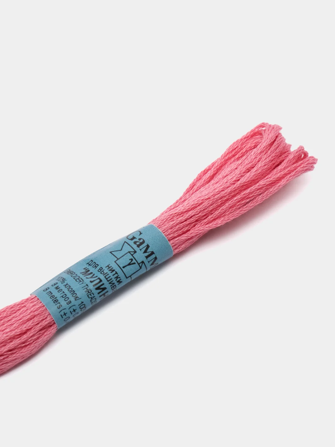 Коралловый меланж мулине Gamma, нитки для вышивания, 100% хлопок, номера цветов 0001-0078