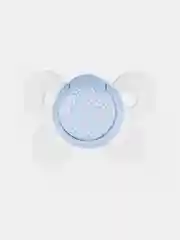 CHICCO Пустышка Physio Comfort,1шт.,0-6мес.,силикон,"Горошек" голубой
