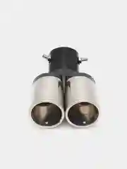 Черный сдвоенная насадка на глушитель из нержавеющей стали