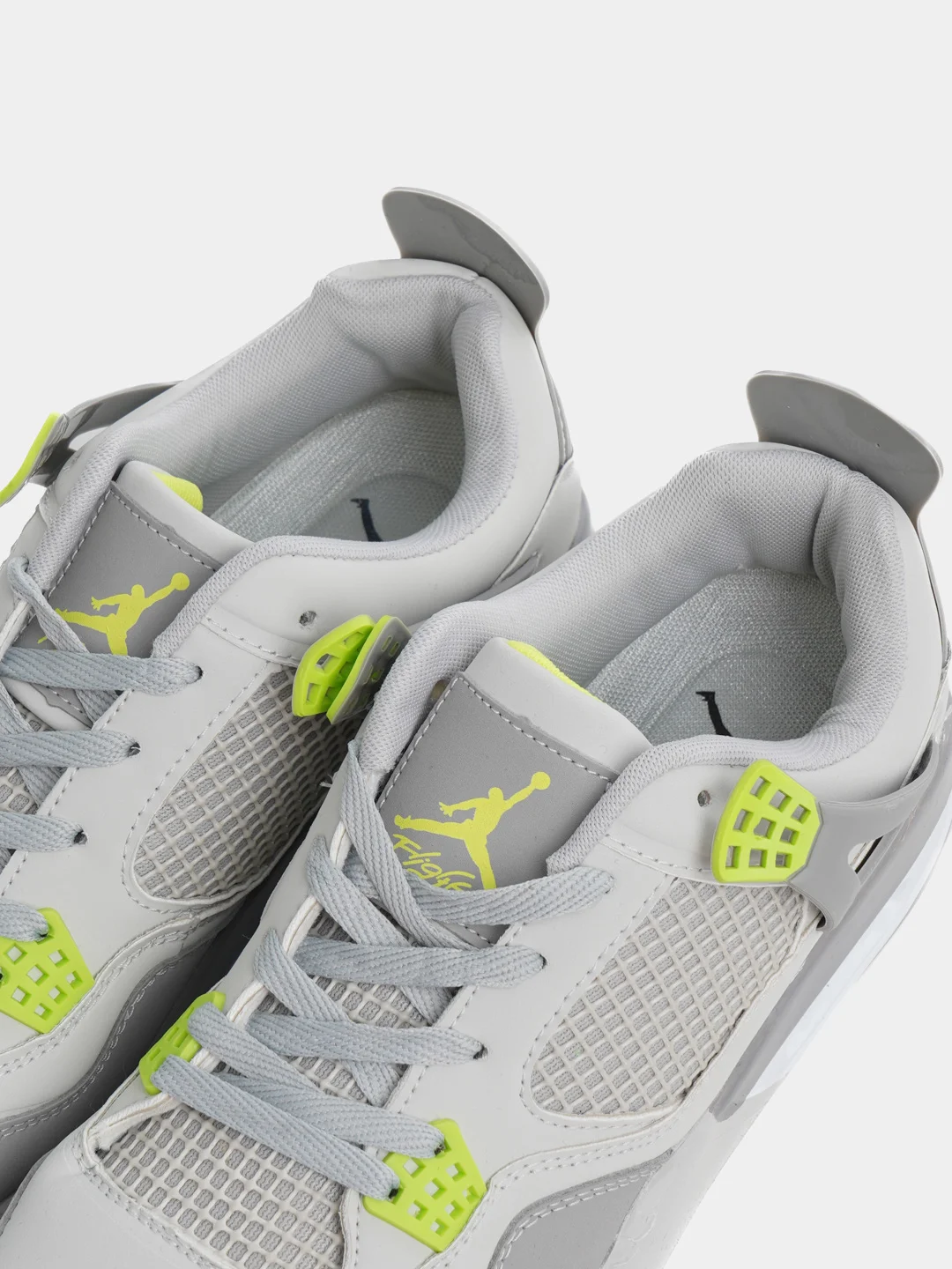 Серый jordan 4 кроссовки мужские спортивные, баскетбольные Джордан