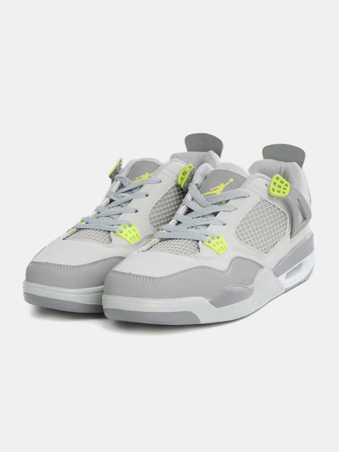 Серый jordan 4 кроссовки мужские спортивные, баскетбольные Джордан