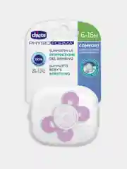 CHICCO Пустышка Physio Comfort,1шт.,6-16мес.,силикон,"Одуванчики" розовые