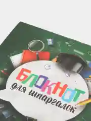 Салатовый блокнот, 10*10, 16 листов. Наборы по 1,5,10,15,25 штук