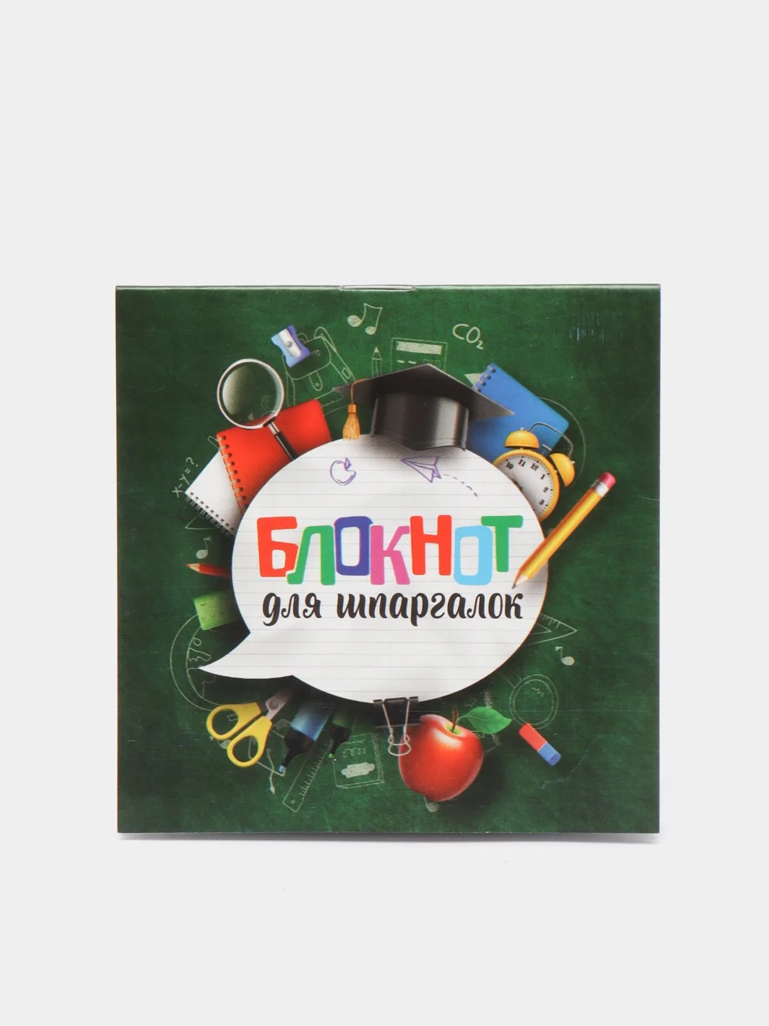 Салатовый блокнот, 10*10, 16 листов. Наборы по 1,5,10,15,25 штук