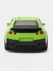 Зеленый металлическая коллекционная машинка Nissan GT-R