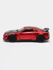 Красный металлическая коллекционная машинка Nissan GT-R