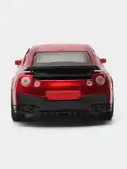 Красный металлическая коллекционная машинка Nissan GT-R