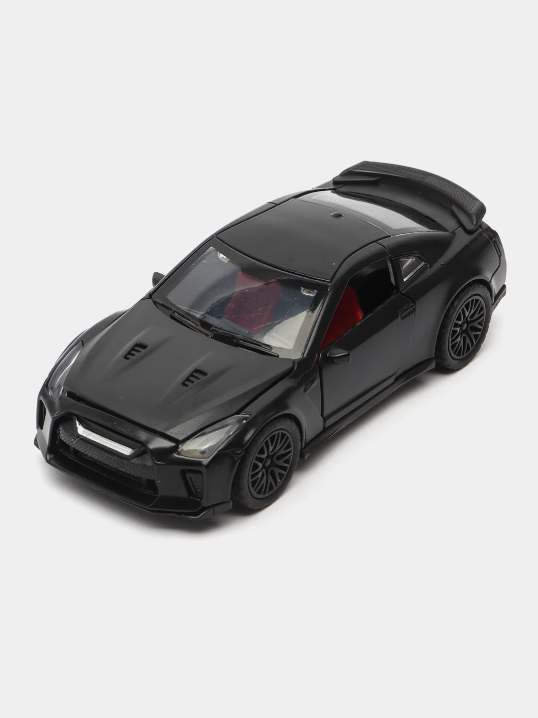 Угольный металлическая коллекционная машинка Nissan GT-R