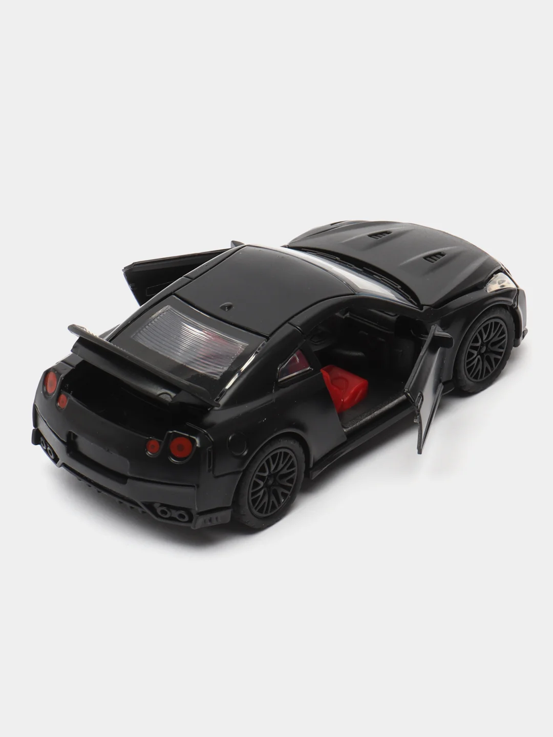 Угольный металлическая коллекционная машинка Nissan GT-R