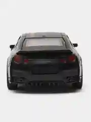 Черный металлическая коллекционная машинка Nissan GT-R
