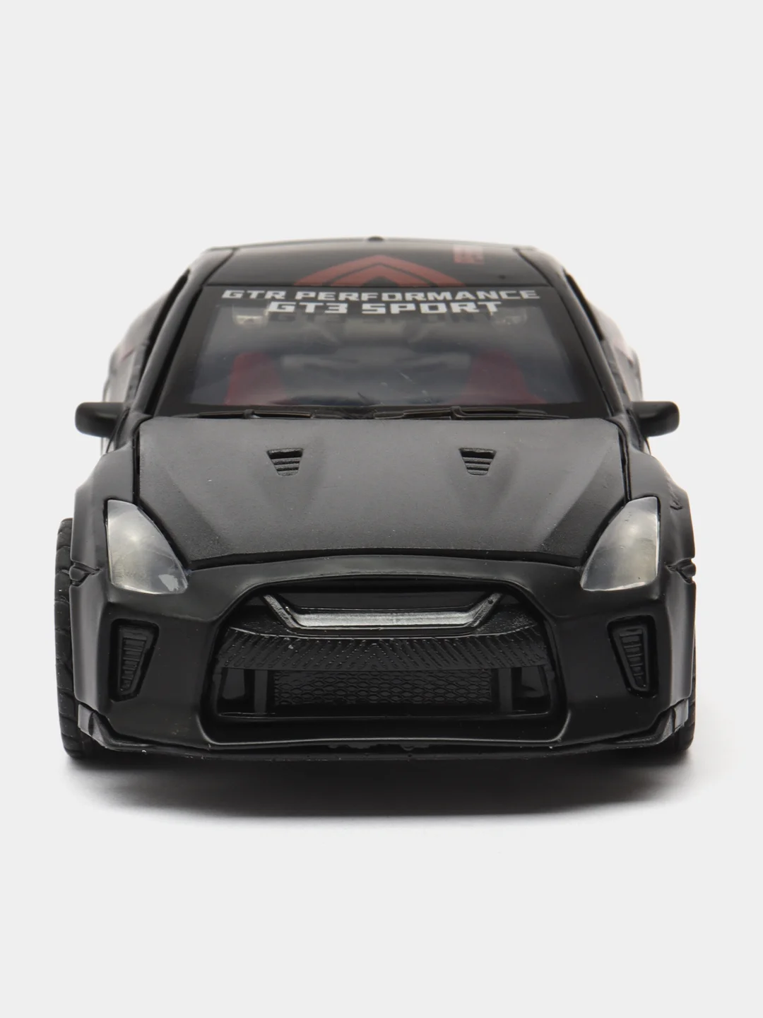 Черный металлическая коллекционная машинка Nissan GT-R