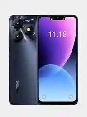 Черный смартфон Itel A70, 3+5, 128 Gb