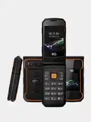 Синий телефон BQ 2822 Dragon, 2 SIM, два экрана, с камерой, телефон кнопочный 2000мач