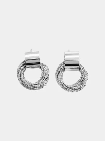 Серебряный серьги женские гвоздики
