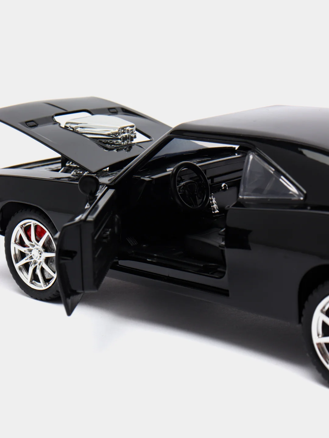 Синий металлическая машинка 1:32 Dodge Charger