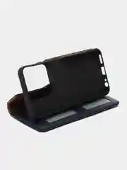 Серый чехол книжка с картхолдером на Tecno Spark 10 и Tecno Spark 10C (Текно Спарк 10/Спарк 10Ц)