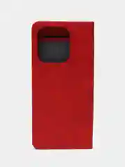 Красный чехол книжка с картхолдером на Tecno Spark 10 Pro (Текно Спарк 10 Про)
