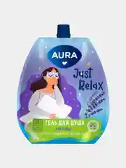 Гель для душа Карамель-Попкорн, Лаванда, Манго-Папайя AURA, 250 мл