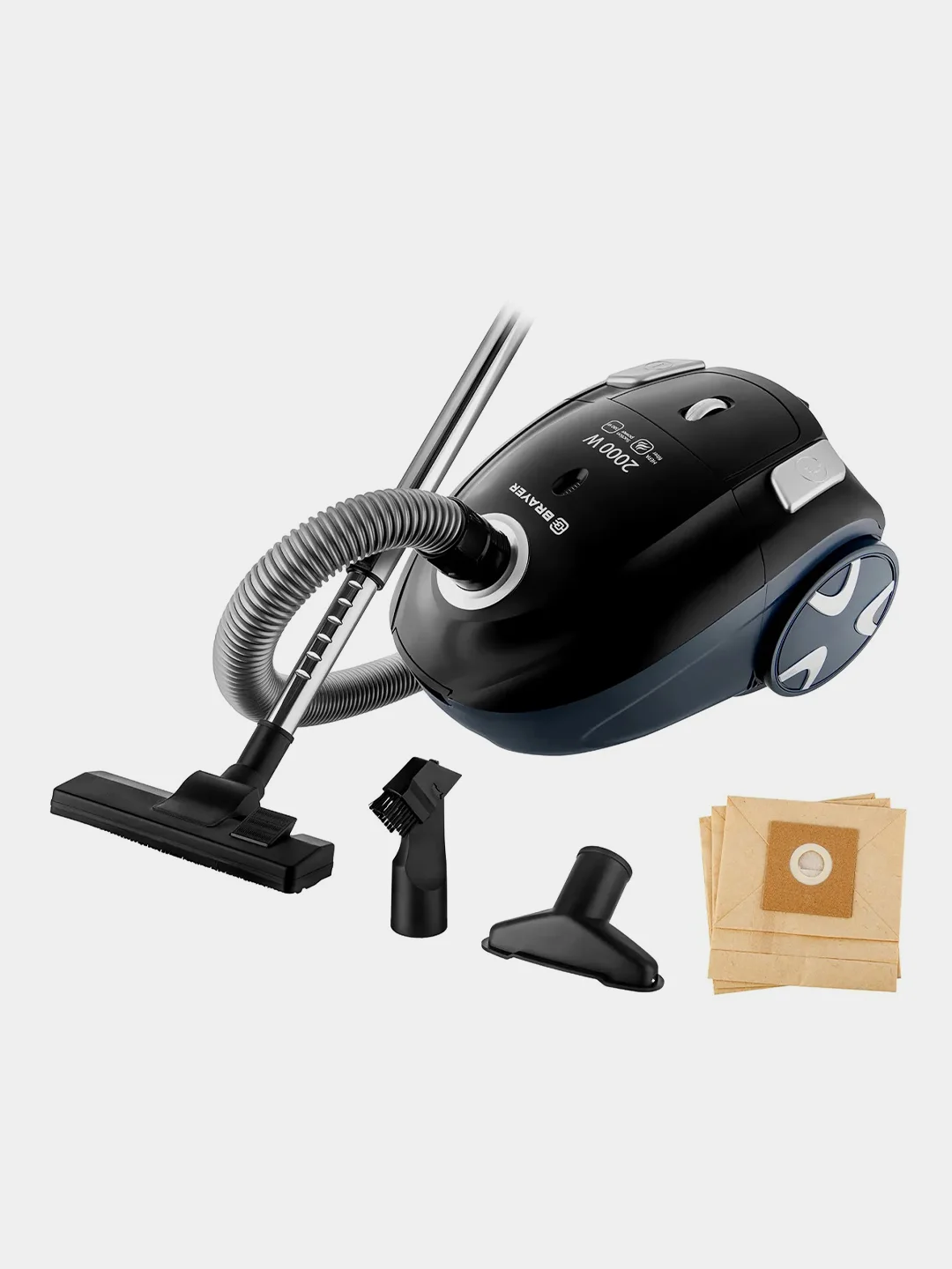 Пылесос BRAYER BR4225, 2000 Вт, 2,5 л, HEPA-фильтр