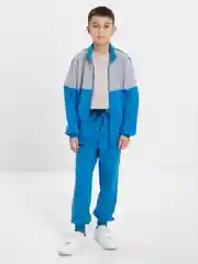 Лазурный комплект для мальчика: бомбер и штаны, 8-12 лет