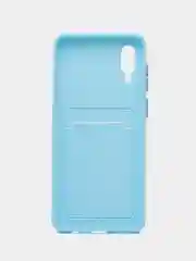 Ледяной чехол для Samsung Galaxy A02 (Самсунг Галакси А02), с карманом для карт