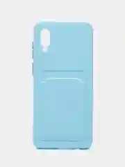 Ледяной чехол для Samsung Galaxy A02 (Самсунг Галакси А02), с карманом для карт