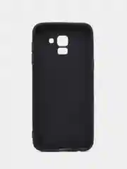 Темно-синий чехол Samsung Galaxy J6 2018, Самсунг Галакси Джи6 2018, силиконовый цветной матовый