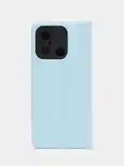Голубой чехол-книжка для Xiaomi Redmi 12 A1 Plus A2+ Poco C51 12C Note 9S 9 Pro 9 Pro Max 12S 12